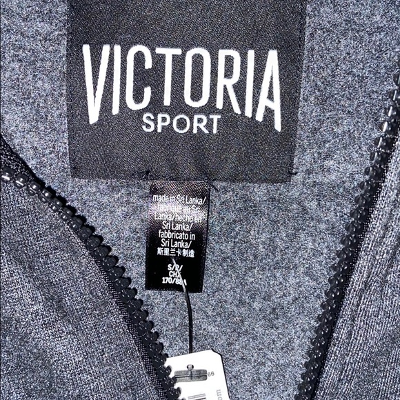NWT! Victoria Sport Heather full zip Hoodie - Picture 5 of 5